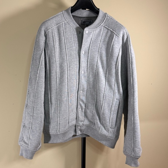 Kith Other - Kith Marvin Bomber Jacket color Heather Grey size Small   ( Runs big size up )